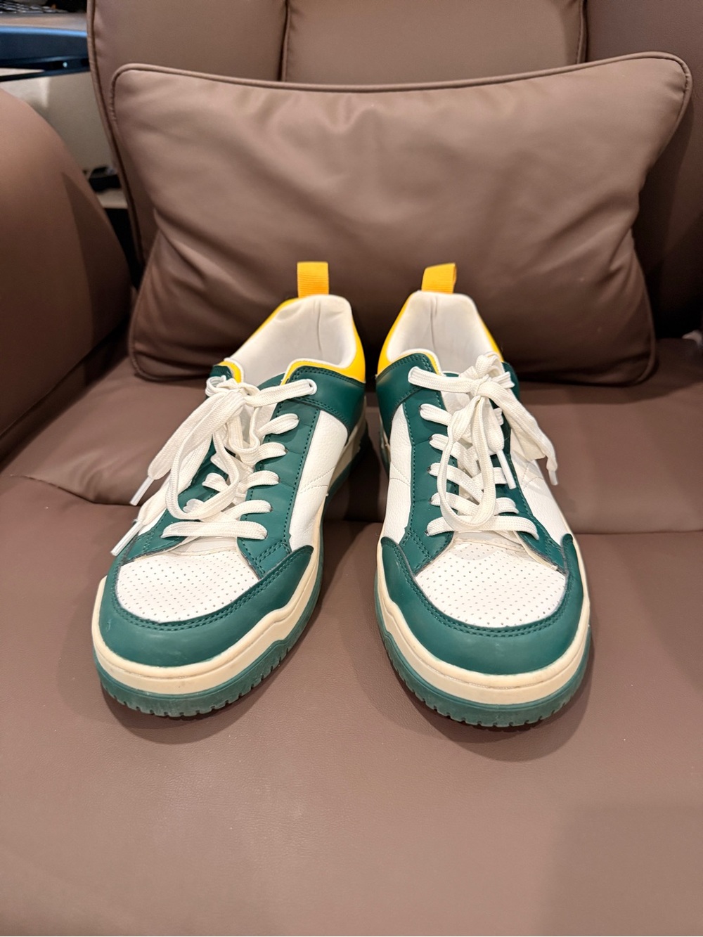 Steve Madden Low Tennis Shoes - Green & Gold - Packers Colors 🔥